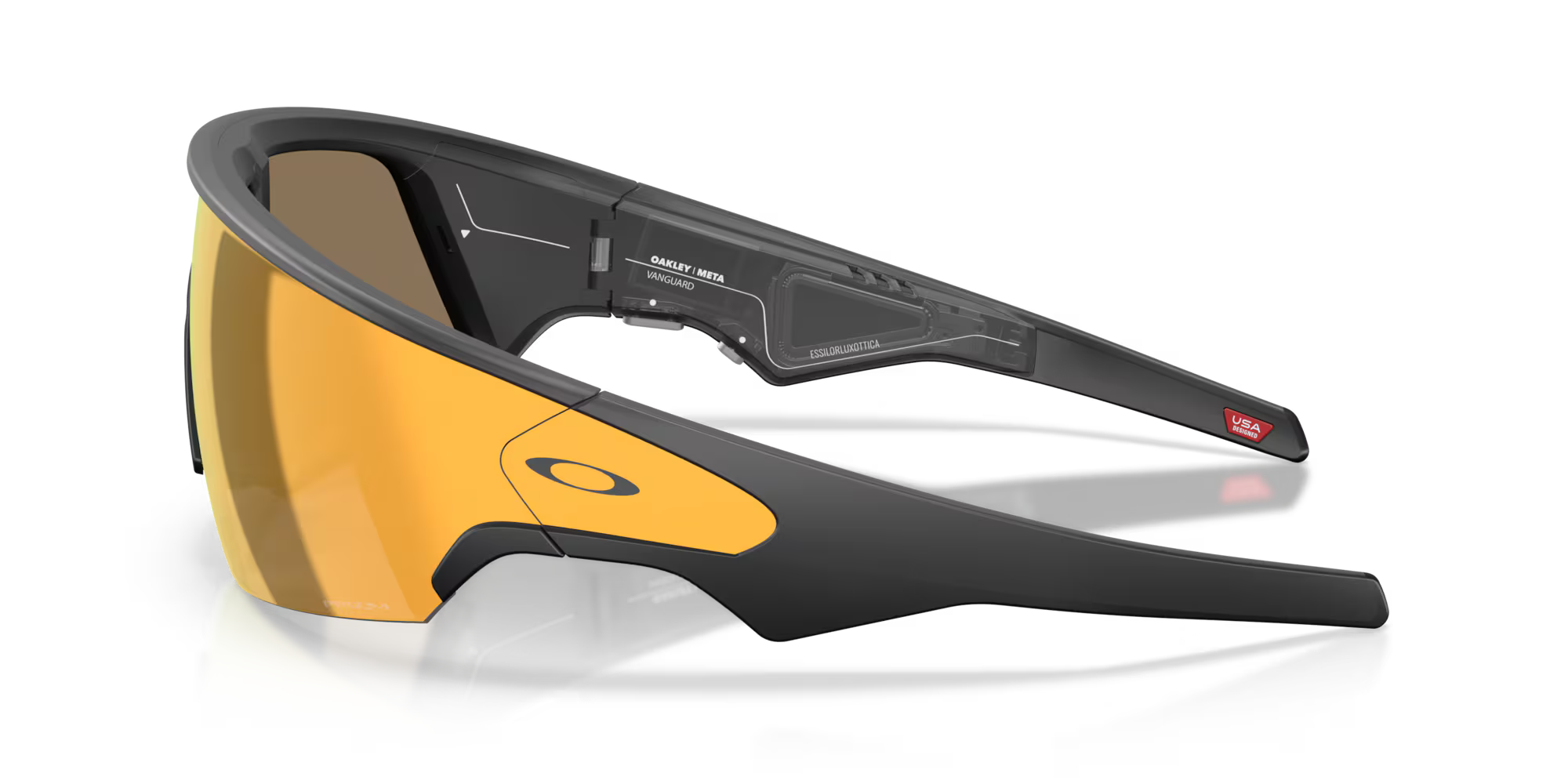 Oakley Meta Vanguard AI Güneş Gözlüğü 80010452 Matte Black Prizm 24K 3005E1E97