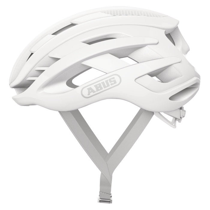 ABUS AirBreaker Yol Bisikleti Kaskı Pure White Medium 52-58Cm