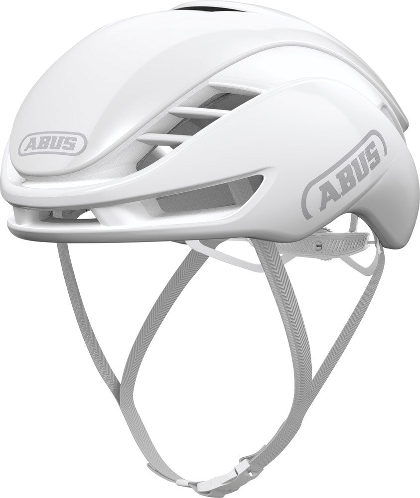 ABUS GameChanger 2.0 Yol Bisikleti Kaskı Pure White Medium 54-58Cm