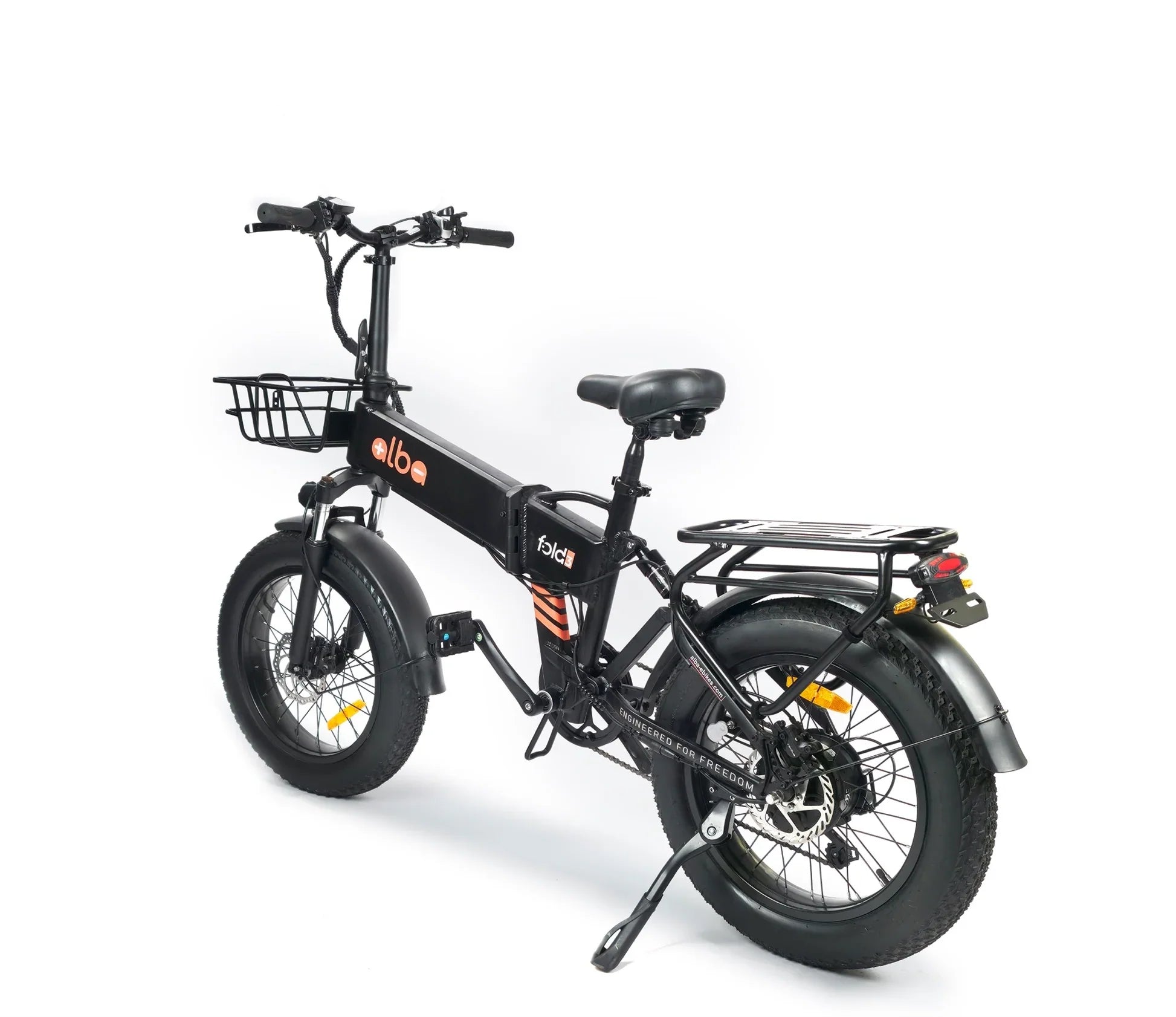 Alba Fold 3 Folding Electric Bicycle 2026 48V 15Ah (720Wh) Battery