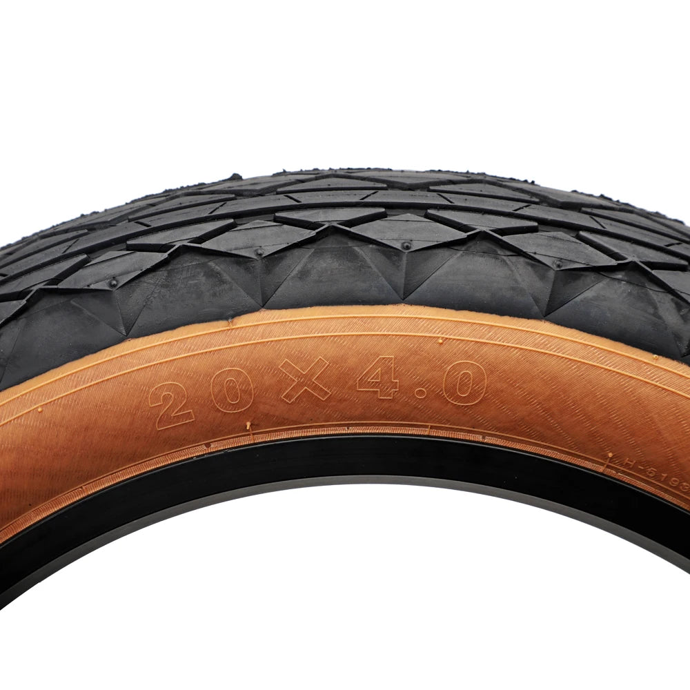 Arisun 20x4.0 FatBike Inner and Outer Tire Set Amber Sidewall H5193 AV-35 LST-900