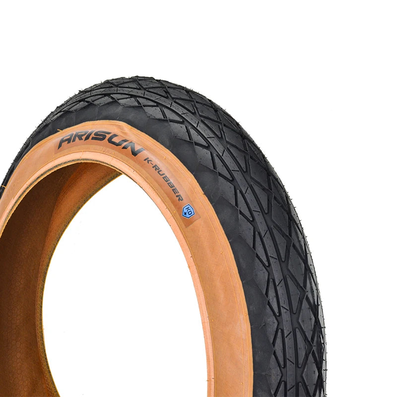 Arisun 20x4.0 FatBike Inner and Outer Tire Set Amber Sidewall H5193 AV-35 LST-900