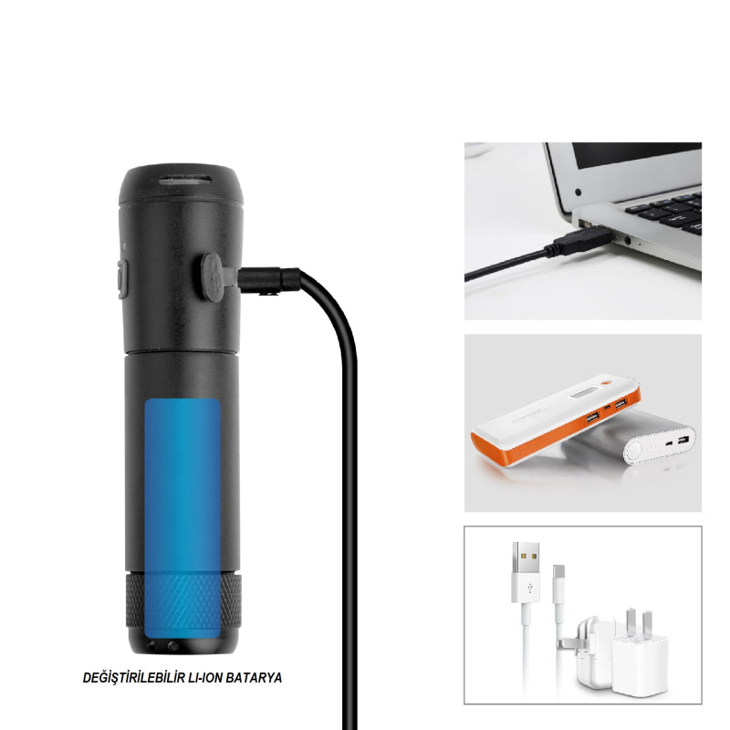 Assistant Parla F900 USB перезаряжаемый передний фонарь 900 люмен