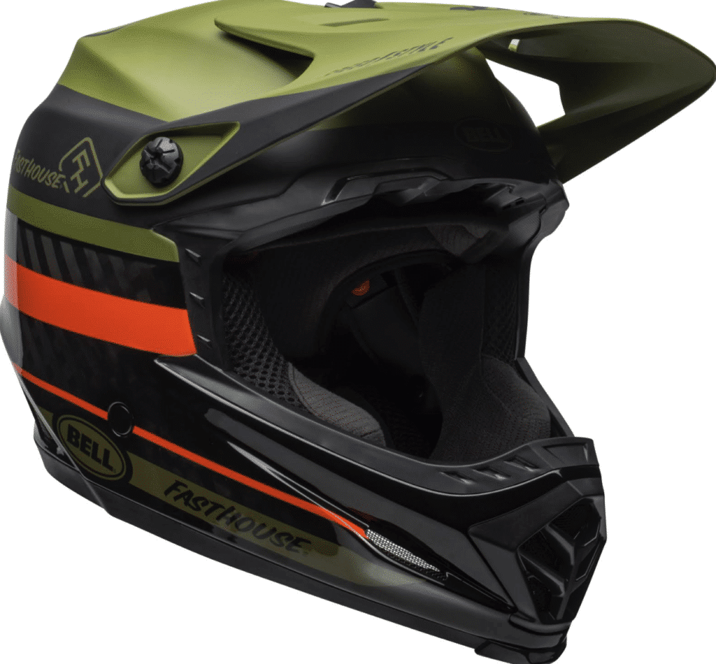 bell full face bicycle helmets Bell Full 9 Full Face Cycling Helmet Green Orange Large – Uğur Bisiklet