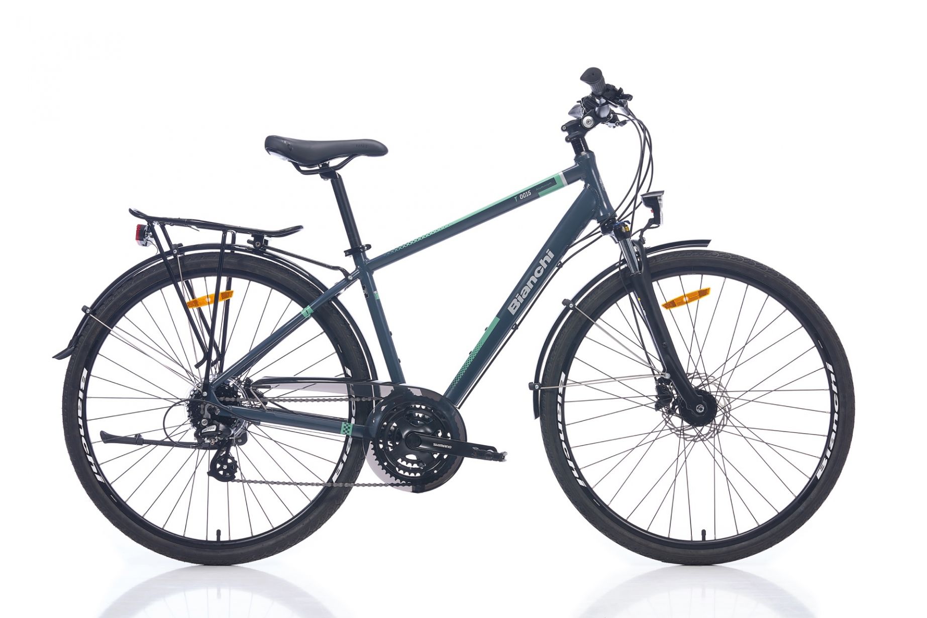 Алюминиевый городской велосипед Bianchi T0015D 2023, модель 24, передача YS7322