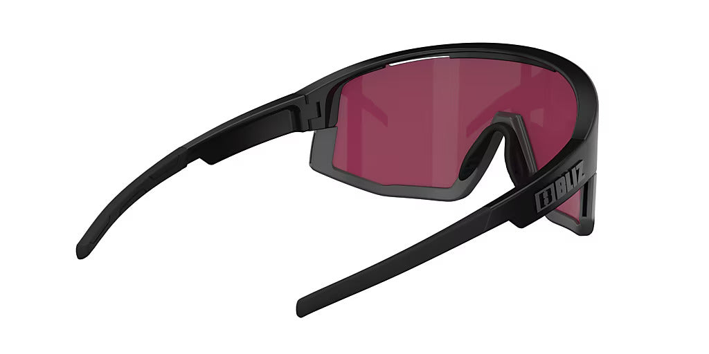 BLIZ Fusion Güneş Gözlüğü Nano Optics Nordic Light Matt Black Frame Begonia With Blue Multi Lens ZB70050633