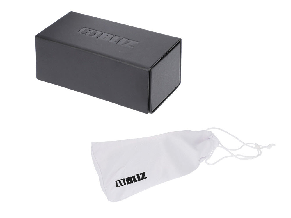 BLIZ Fusion Güneş Gözlüğü Nano Optics Nordic Light Matt Black Frame Begonia With Blue Multi Lens ZB70050633