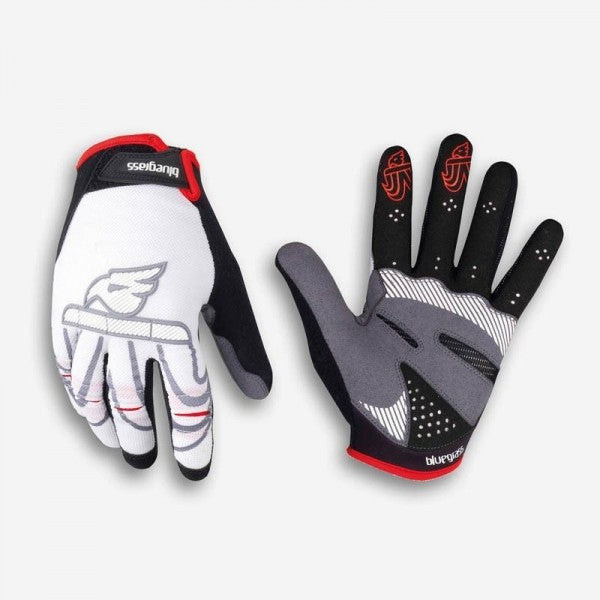 BlueGrass Cougar Long Finger Cycling Gloves White Large