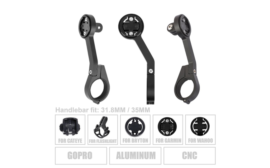 Briviga Garmin Adaptörü LW-HOLDER01 Alüminyum Bisiklet Bilgisayarı Adaptörü 260026