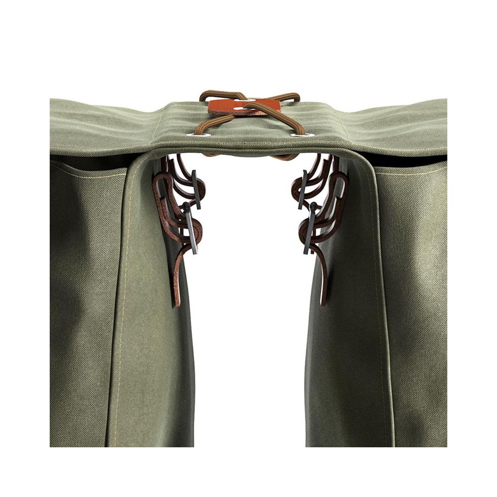 brooks brick lane roll-up panniers fahrradtasche Brooks Brick Lane Roll-Up Panniers Rear Trunk Saddlebag 15L Green – Uğur Bisiklet