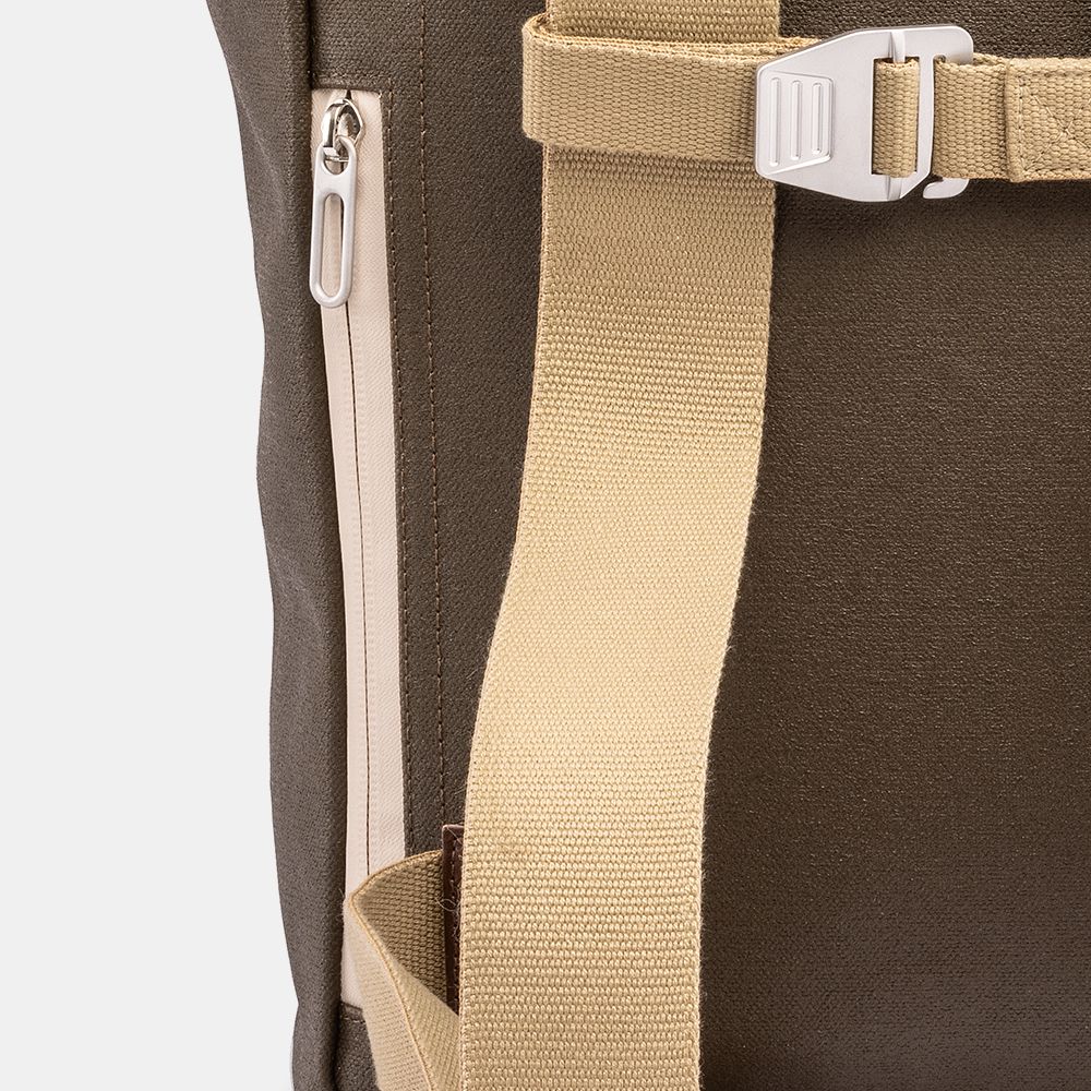 Brooks Pickwick Cotton Canvas Sırt Çantası Moss Kahverengi 26LT