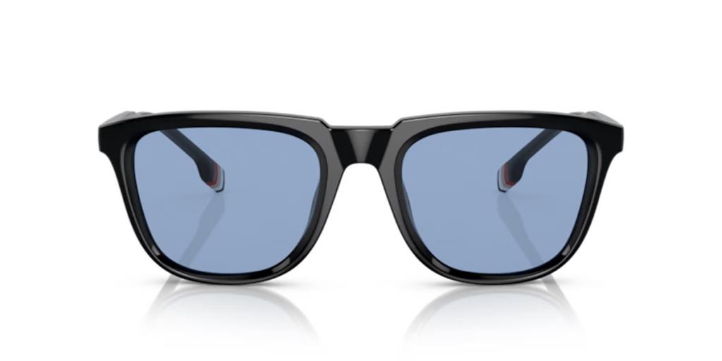 Солнцезащитные очки Burberry George 0BE4381U 300172 Черные Голубые 54 Ekartman