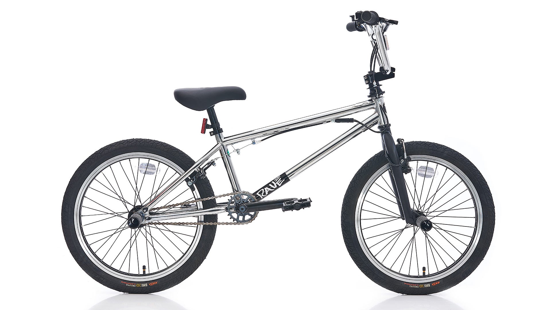 Carraro Rave Pro Bmx Bike 2024 Model Chrome Matte Black