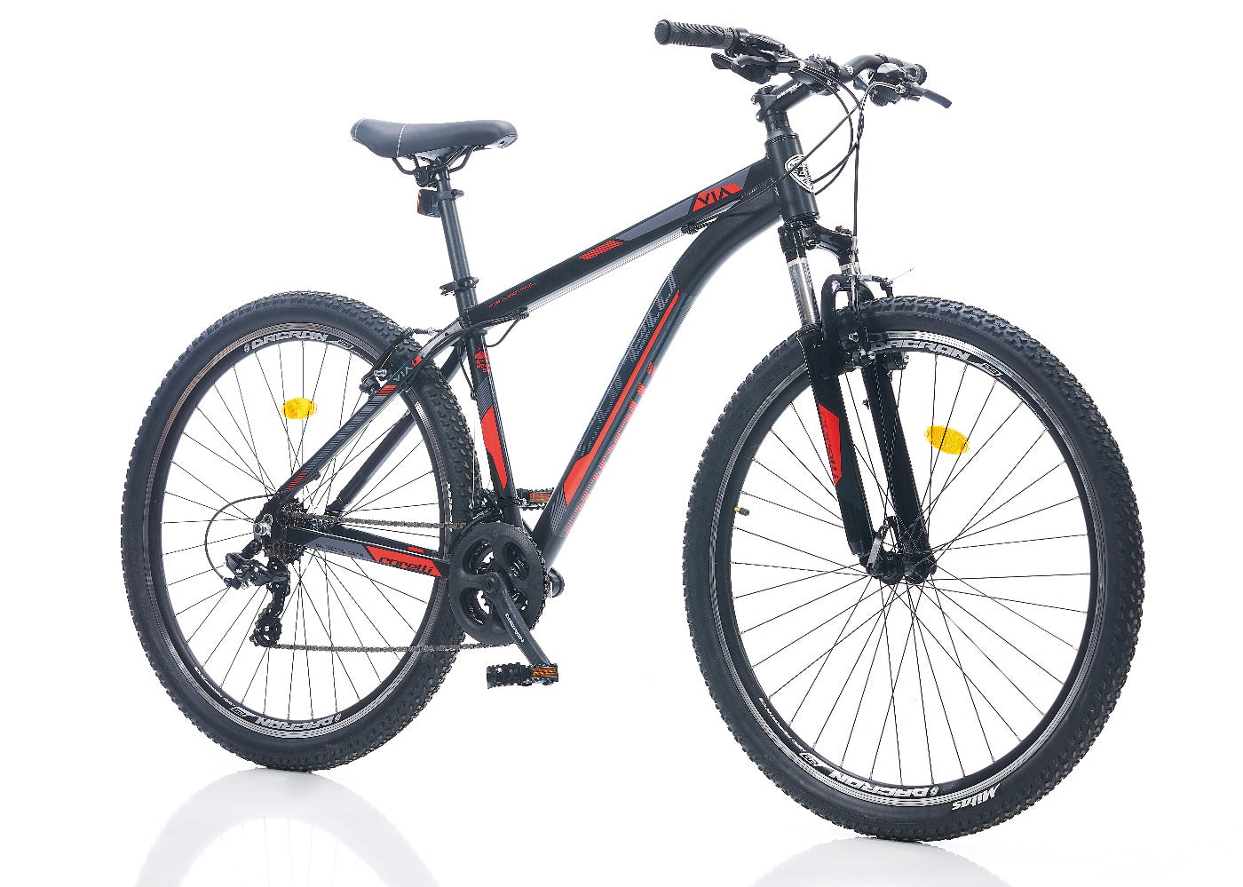 corelli mountainbike Corelli Via 1.2 29 Rim V-Brake 21 Speed Aluminum Mountain Bike