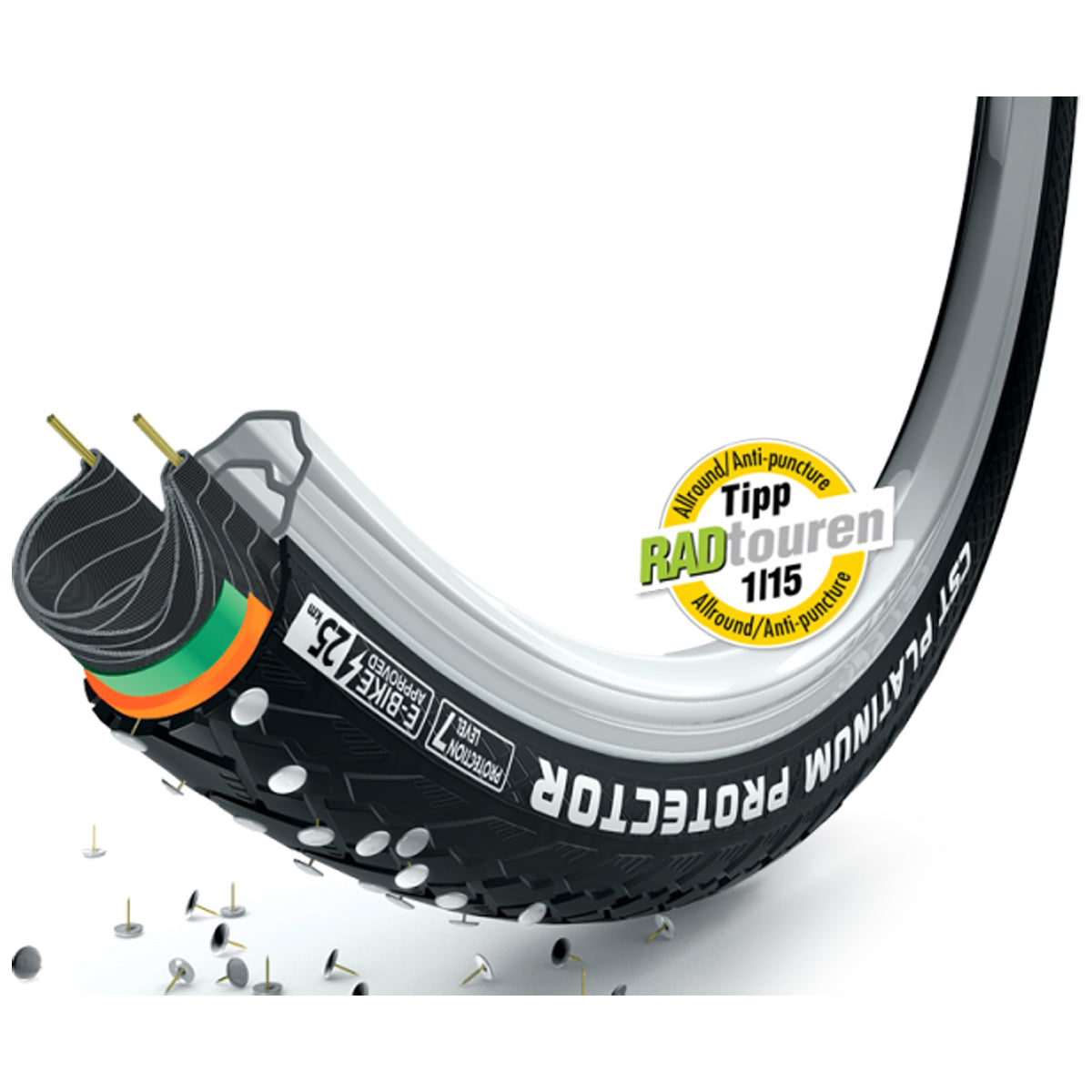 CST Recourse C1808 Armored Road Bicycle Tire EPS Different Sizes