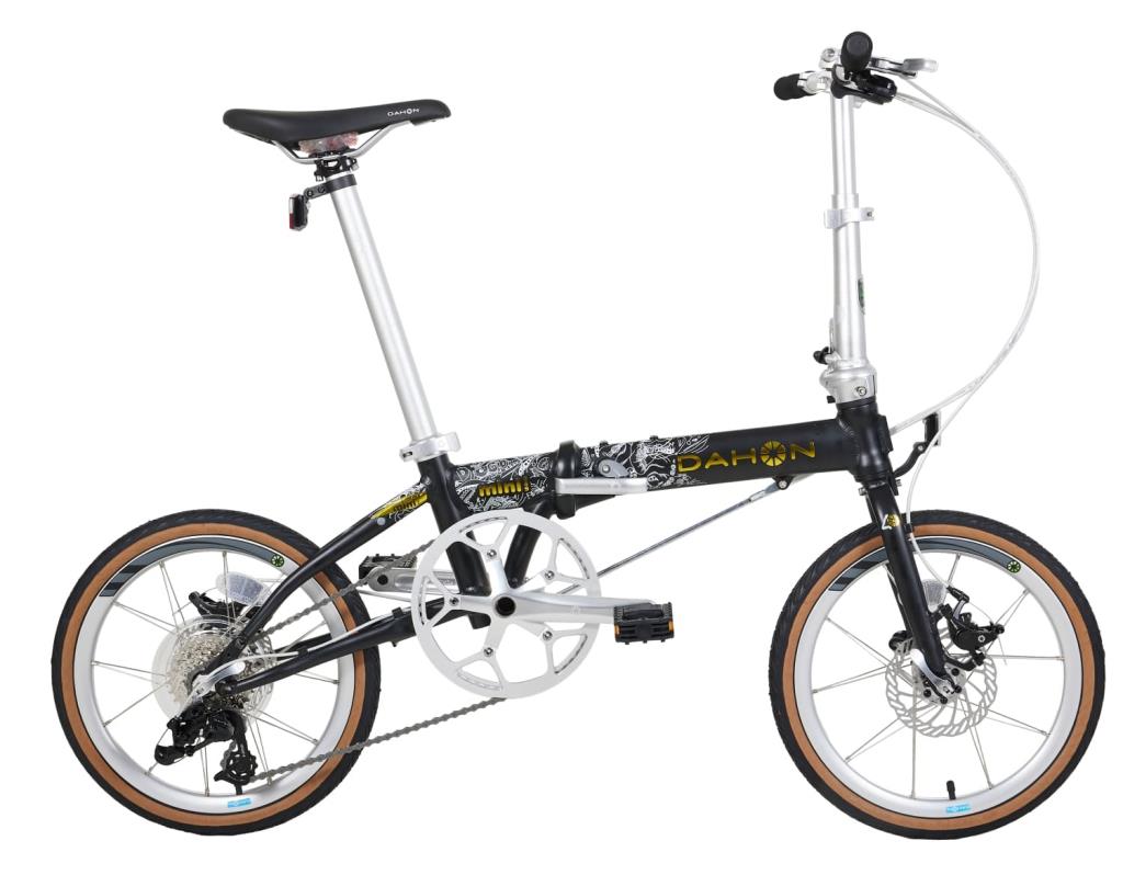 Dahon Mini349 D9 2023 Model Katlanır Bisiklet Siyah