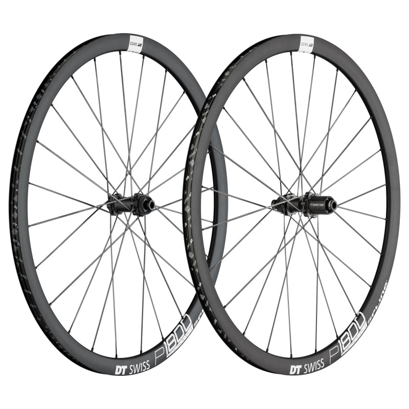 Dt Swiss P1800 Spline DB32 Centerlock Disc Brake Bicycle Wheel Set Tubeless Ready