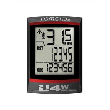 Echowell Wireless KM Clock U4W Black 5 Functions
