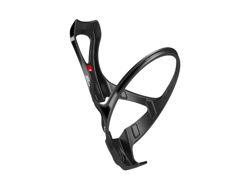 Клетка для бутылки Elite Leggero Carbon Bike, черный, красный