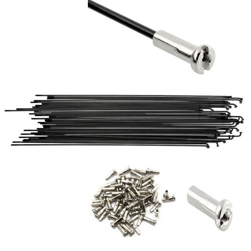 Epic Black Spoke and Head 144 Pieces in Different Sizes