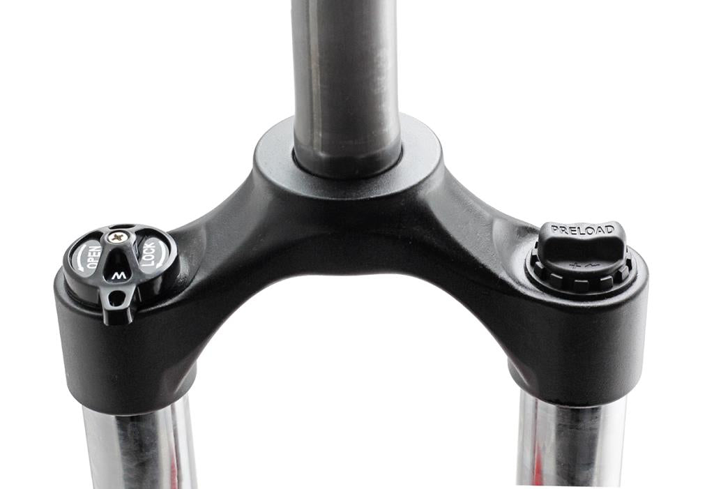 Exsho Jungle 27.5 Amortisörlü Maşa Kitlemeli Kırmızı 32/140mm 28.6mm MSA-431