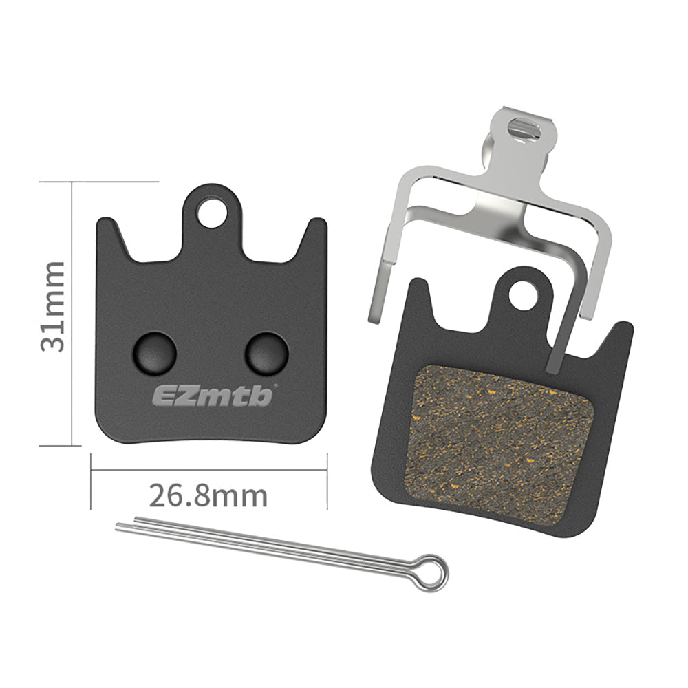 EZmtb BP1021 Yarı Metal Balata Hope Tech X2/Mini X2 Pro/Race X2/Tech 3 X2 ve Race EvoX2 Uyumlu DSC-640