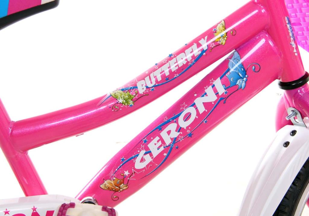 16-колесный велосипед Geroni Butterfly для девочек 4-6 лет