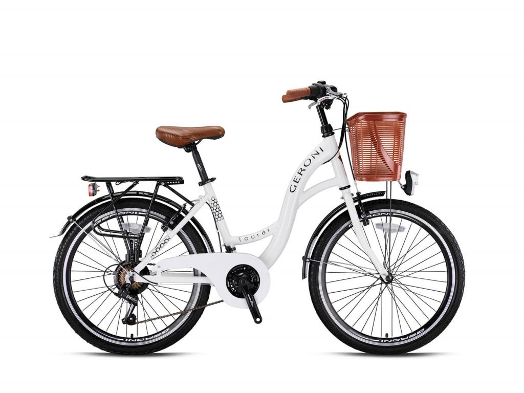 Geroni Tourer 26 Rims V-Brake 21 Gears 2023 Model Aluminum City Bike