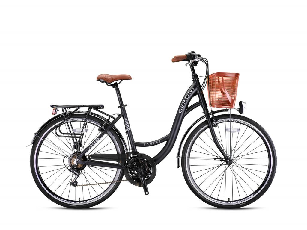 Geroni Tourer 28 Wheels V-Brake 21 Gears Модель 2023 Алюминиевый городской велосипед