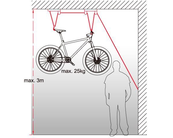 Проводное крепление для велосипеда на крышу IceToolz с крюком P621