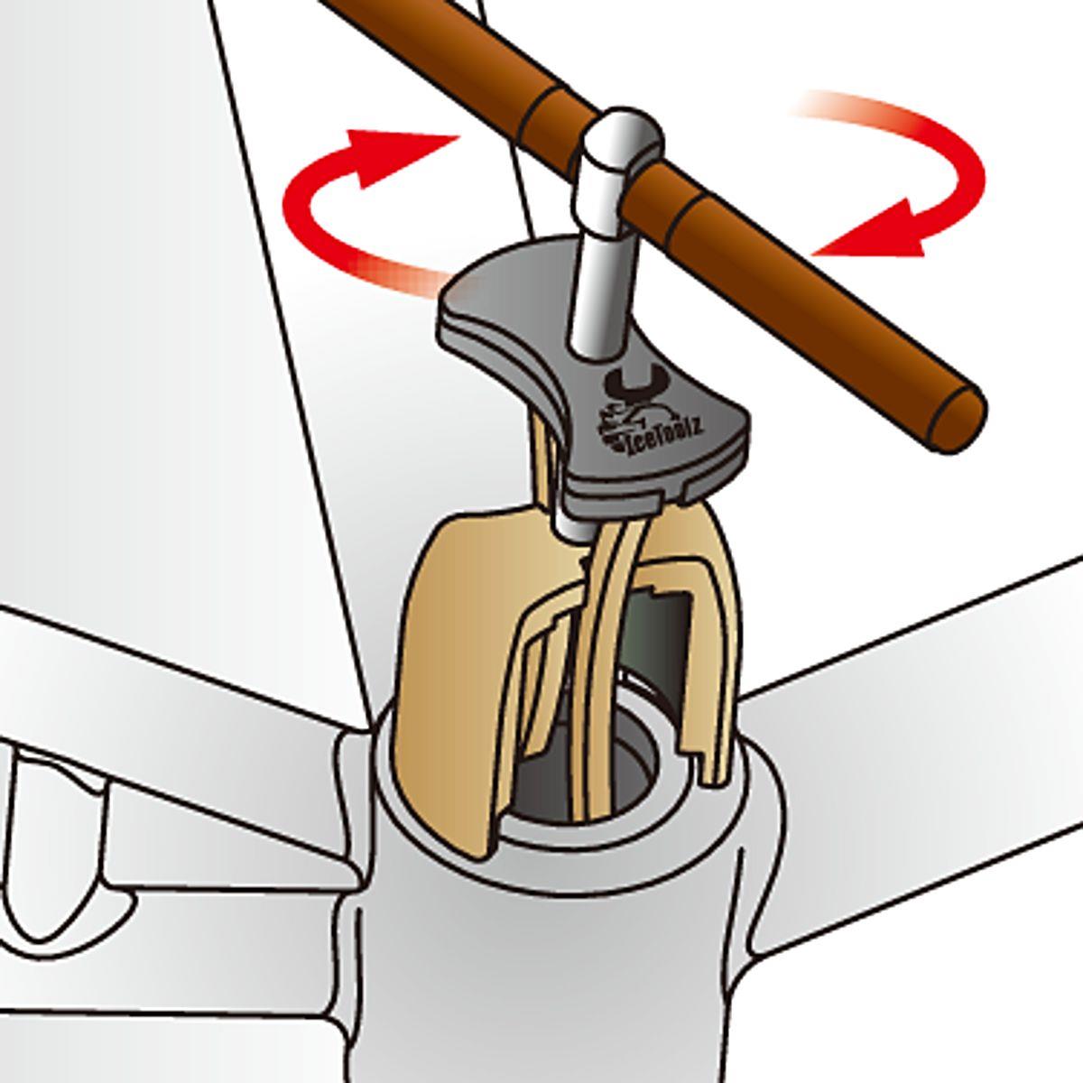 Устройство для снятия моноблока и среднего подшипника ICETOOLZ