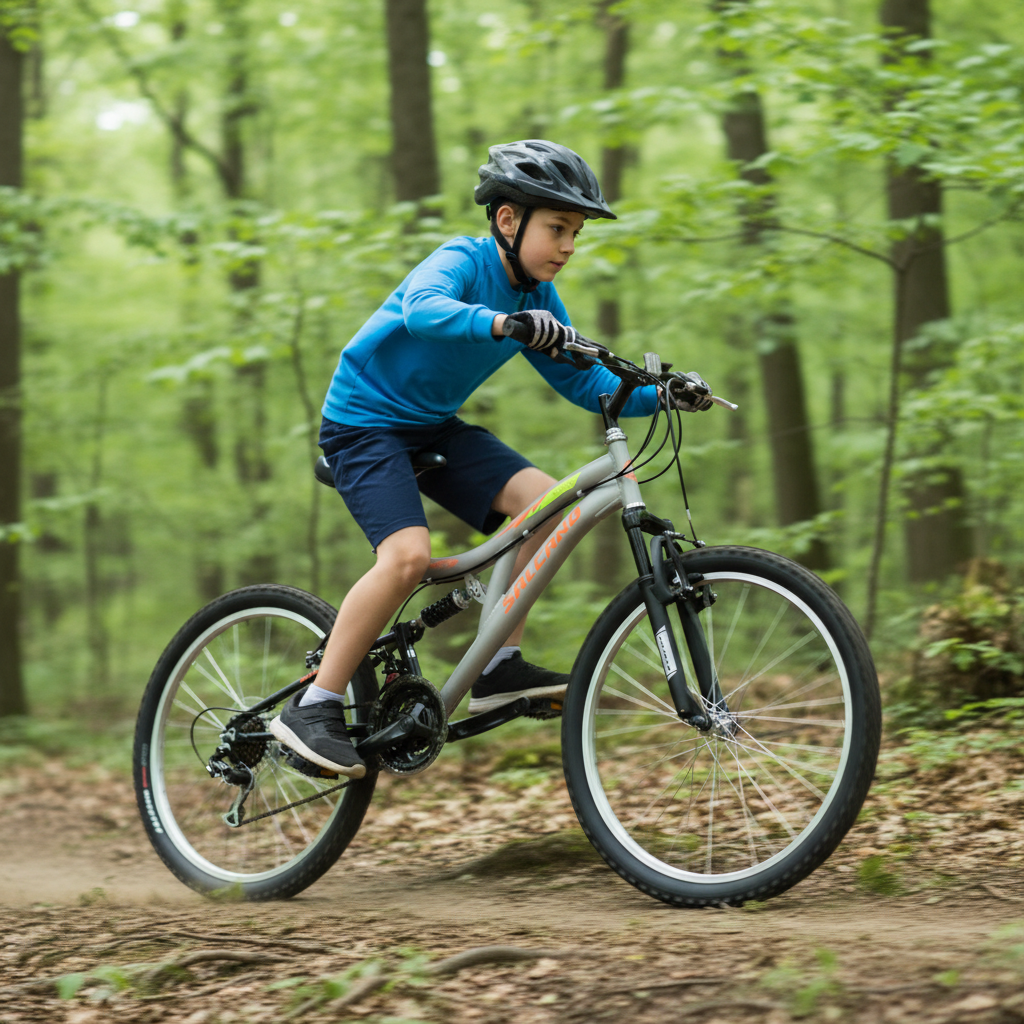 Salcano Hector 24 çift süspansiyon aksiyonda