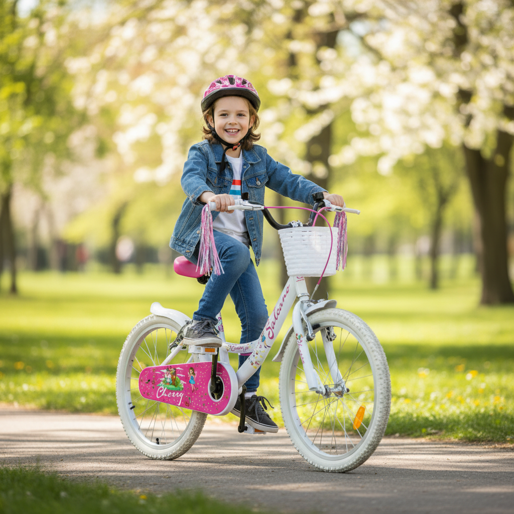 Salcano Cherry parkta bisiklet keyfi