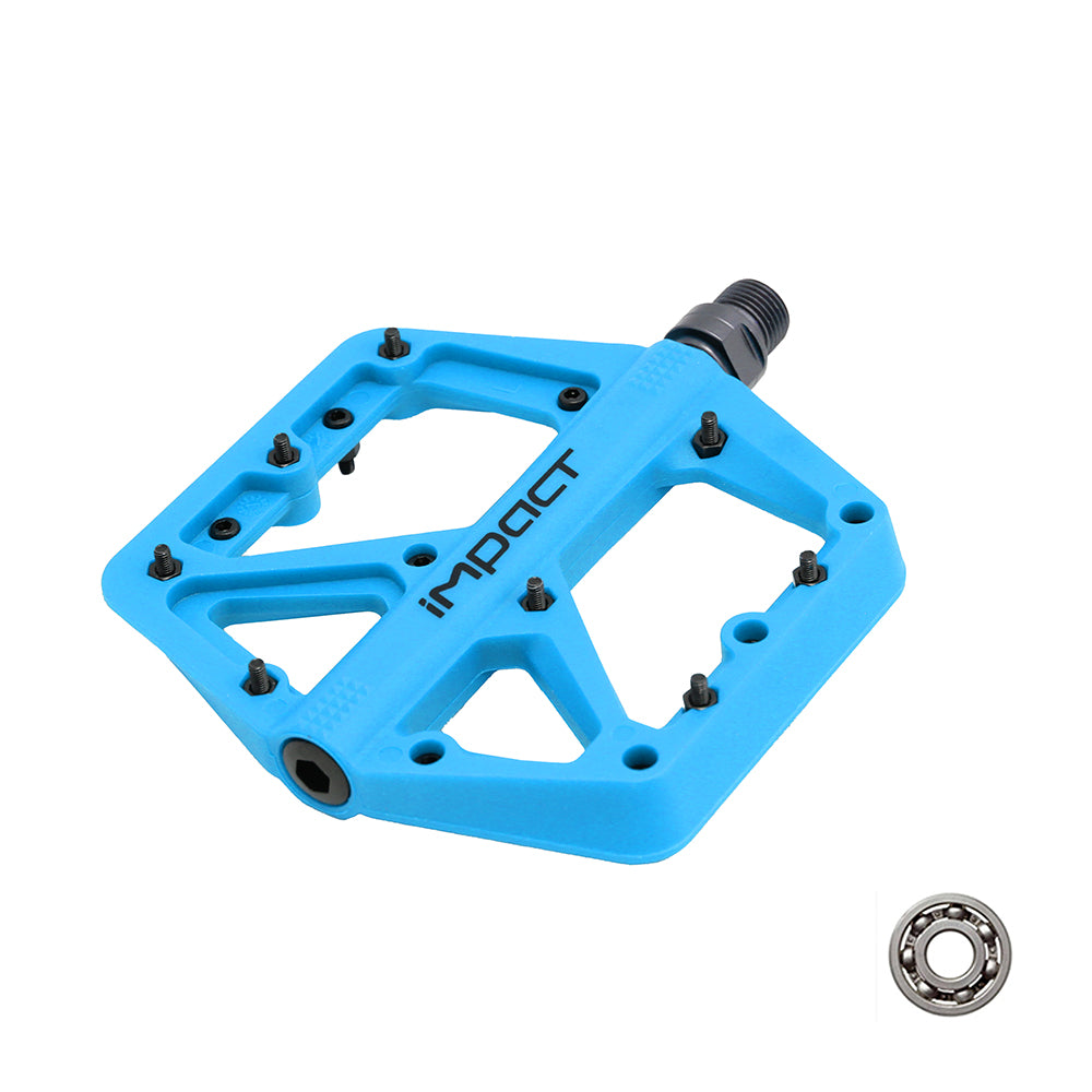pedale plastik Impact COMP Plastic Single Bearing Bicycle Pedal in Different Colors P