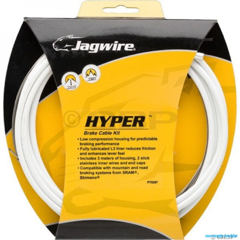 Jagwire UCK214 Комплект внутренних и внешних тросов Gear, белый, 3000 мм