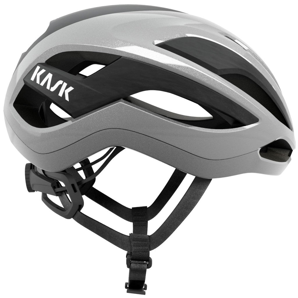 Kask Elemento Karbon Yol Bisikleti Kaskı Gümüş Medium