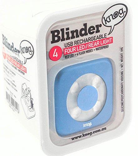 Knog Blinder Circle USB Rechargeable Taillight Blue
