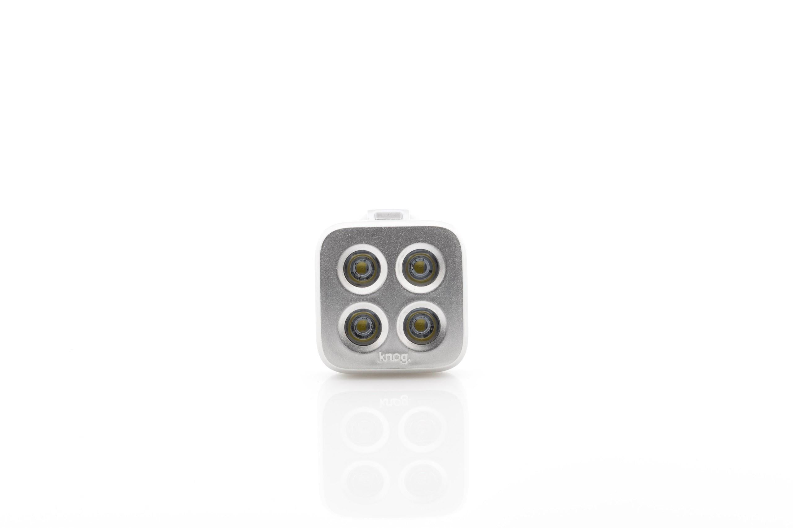 Knog Blinder Mob The Face USB перезаряжаемая передняя панель Светло-серый