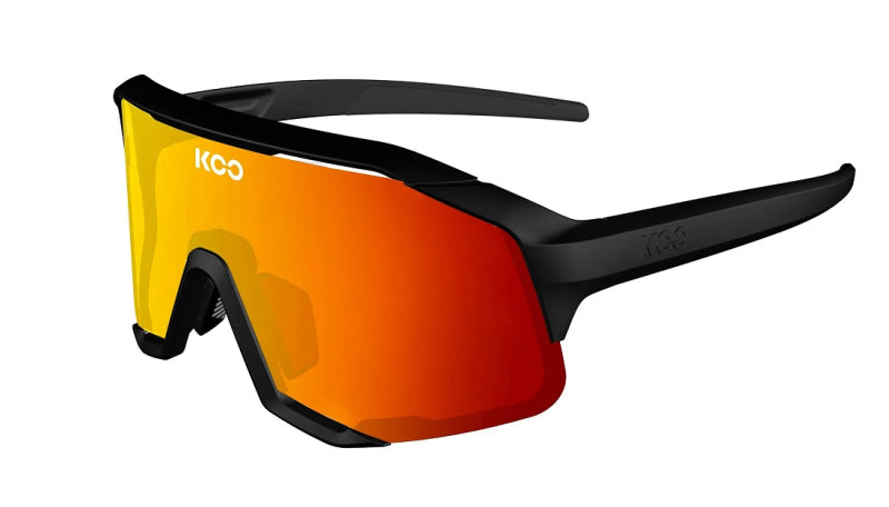 Koo Demos Matt Sunglasses Black Red