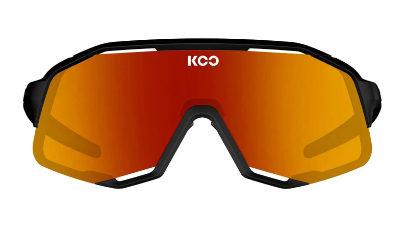 Koo Demos Matt Sunglasses Black Red