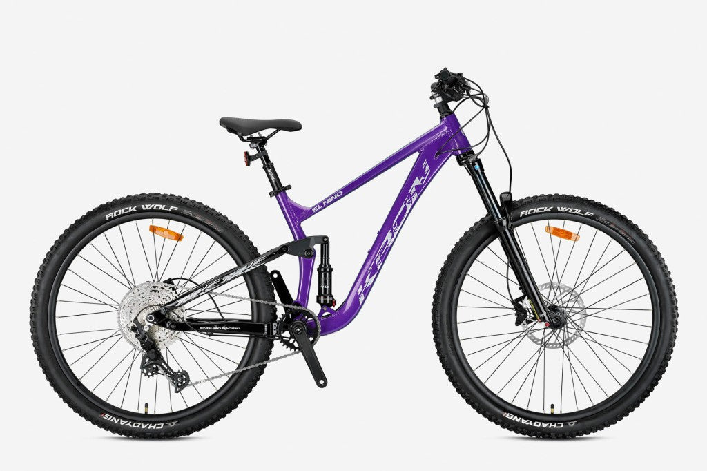 mountainbike el Kron EL NINO Enduro Full Suspension Mountain Bike 2026 Beige Black Yellow / M