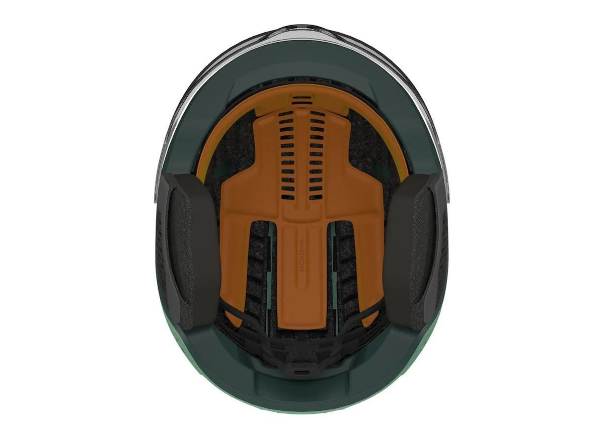 Lazer HMT Nova Kineticore Vizörlü Bisiklet Kaskı CE-CPSC-NTA M+LED+WKT Matte Green Emerald Medium BLC2647893934