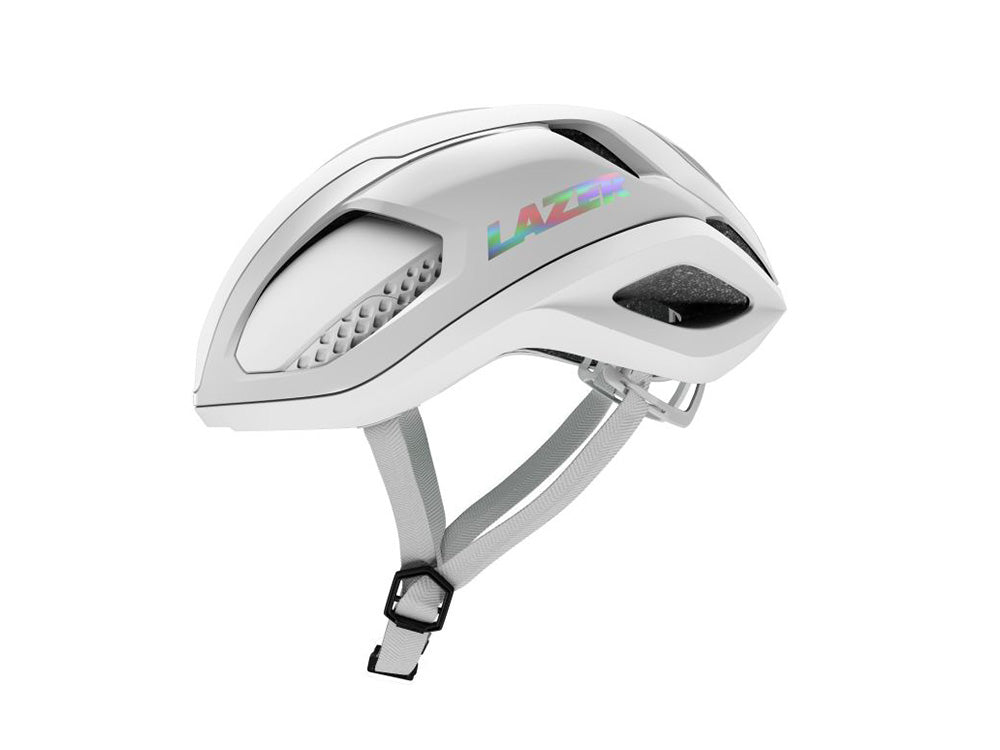 خوذة دراجة طريق Lazer Vento Kineticore CE-CPSC باللون الأبيض النقي مقاس كبير BLC2547892946