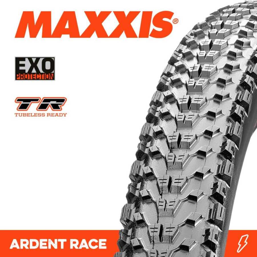 Покрышка для горного велосипеда Maxxis Ardent Race 29x2,20 складная, готова к бескамерному использованию
