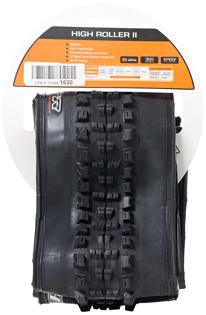 Велосипедная покрышка Maxxis High Roller II 27,5x2,50 WT складная MTB