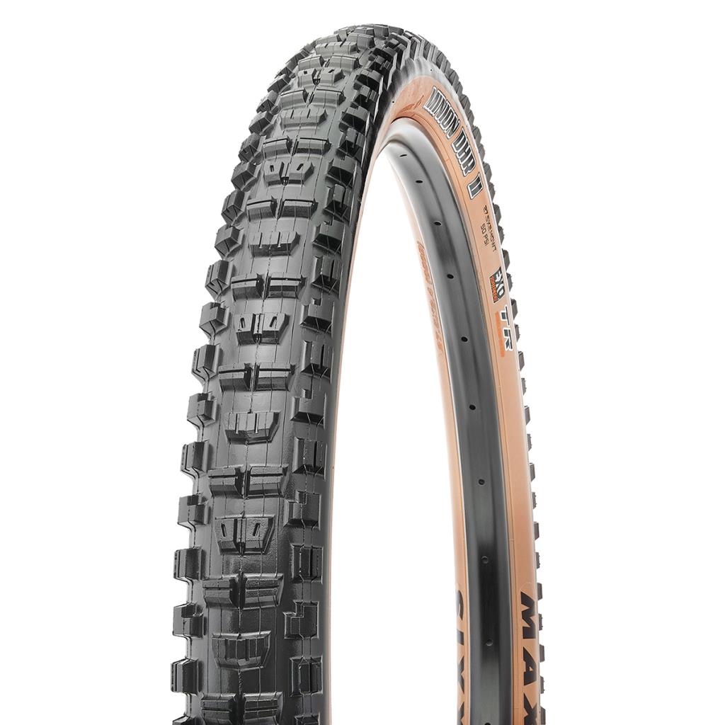 Maxxis Minion DHR II 29x2.60 Bicycle Tire MTB Folding Amber Sidewall Tubeless Ready