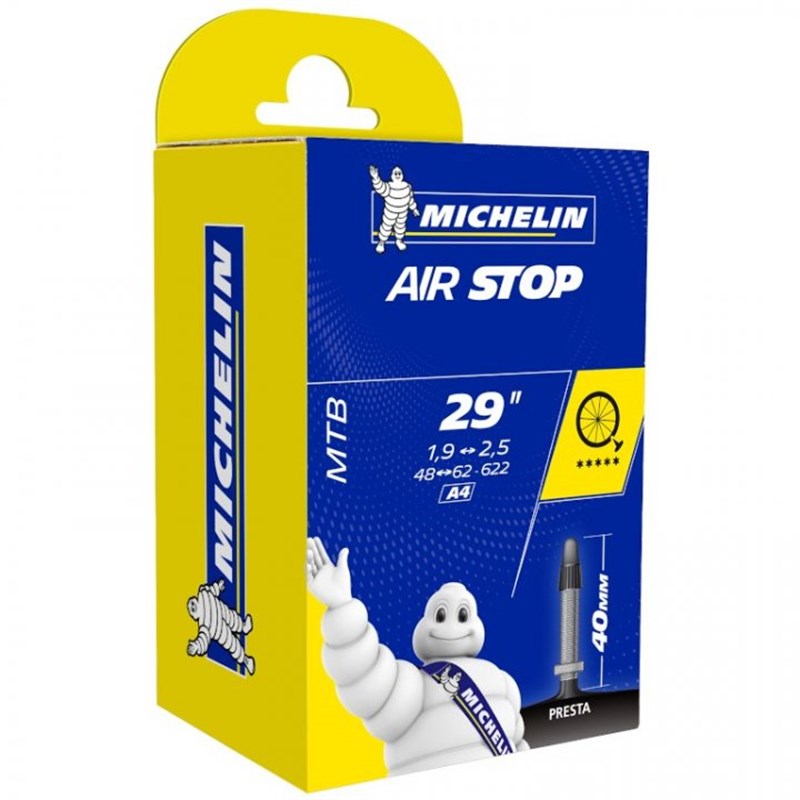 Велосипедная камера Michelin Air Stop 29x1,90-2,50 с тонким клапаном Fv40 мм