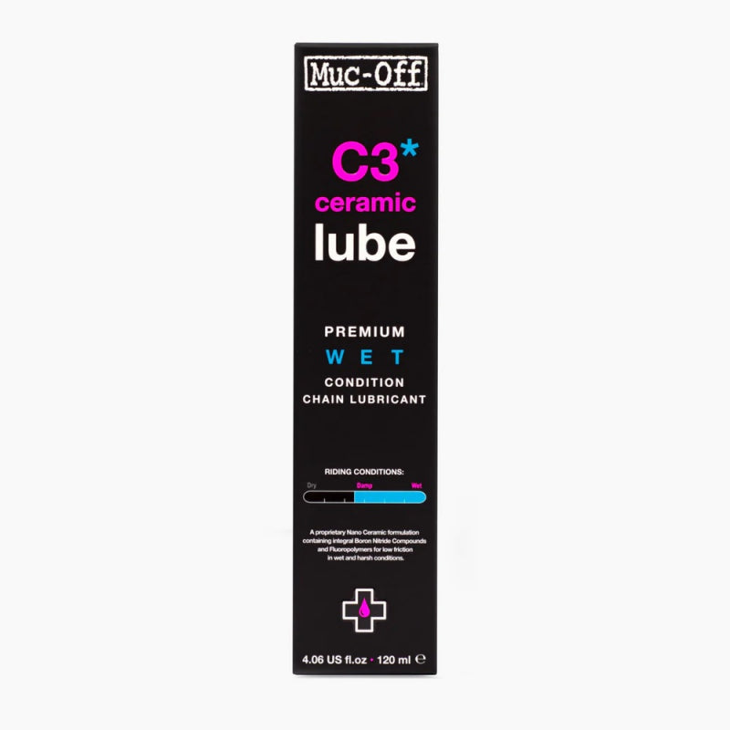 Muc-Off C3 Керамическое масло для цепи для влажной погоды, 120 мл