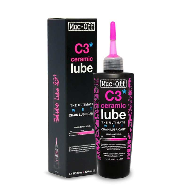 Muc-Off C3 Керамическое масло для цепи для влажной погоды, 120 мл