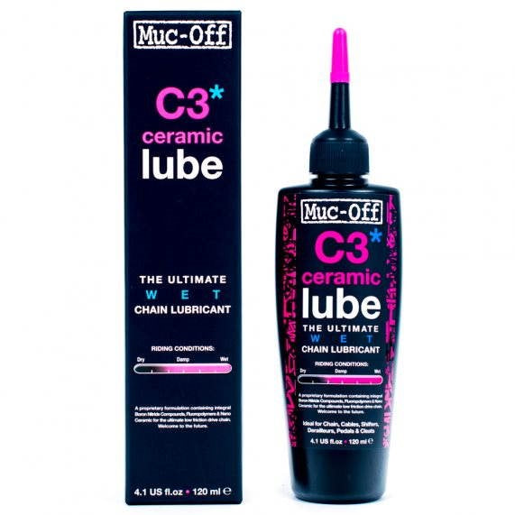 Muc-Off C3 Керамическое масло для цепи для влажной погоды, 120 мл